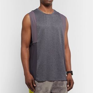 NWOT Lululemon - Robert Geller Take the Moment Stretch Mesh Tank Top - Gray